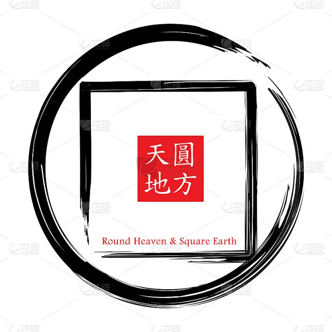 天圆地方素材-花瓣网