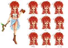 lucy，以前给朋友的游戏画的一张立绘图，不过后来游戏没做了