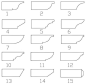 pergola tail patterns | End cuts of beams for Arbors or Trellises: 