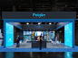 3D booth Exhibition  modern Render Stand visualization