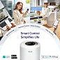 Amazon.com: LEVOIT Air Purifier for Home Bedroom, Smart WiFi Alexa Control, Covers up to 916 Sq.Foot, 3 in 1 Filter for Allergies, Pollutants, Smoke, Dust, 24dB Quiet for Bedroom, Core200S/Core 200S-P, White : Home & Kitchen