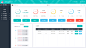 美容院后台数据    web    网页设计   后台设计    配色ui