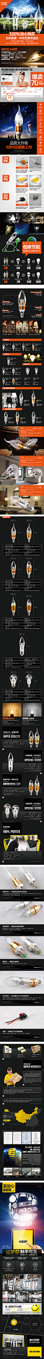 高亮LED灯泡3W-5W-7W-拉尾蜡烛灯泡螺口E14尖泡-水晶吊灯光源E27