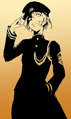 #lovelive#制服控推特超火的一组μ’s全员军装，帅炸！twi：hakusen_drw