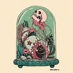 墨水 自然 章鱼 重新流行 蝎子 头盖骨 夏天 纹理 老虎 过时的-02.jpg
