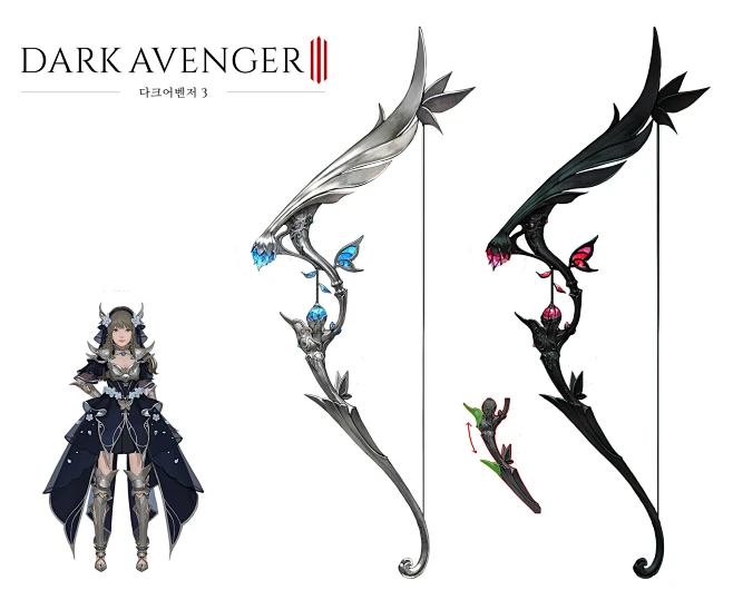 DRAK AVENGER 3 (Darkness Rises) character design (2017.08~), MAHO ...