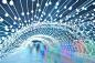AEPioneer light tunnel tehran designboom 