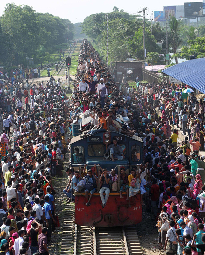 【火车旅行】摄于孟加拉的达卡（Dhaka...
