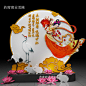 秋季美陈商场4s展厅布置氛围装饰中秋节主题dp点场景创意堆头道具-淘宝网