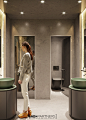 Milanin Concierge – răsfățul culorilor calme135㎡精致美容院-设计案例-建E室内设计网