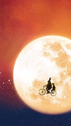  壁纸 iphone 1080 手机壁纸 星空 月亮 插画 唯美
