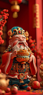 原图壁纸：财神到，送福来-今日头条