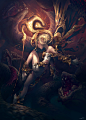 Ra - CubeBrush ArtWar 2, Thomas Chamberlain - Keen : Ra is the Goddess of sunlight, I wanted to try and capture the feeling of weightlessness, cheer and innocence. 
Her design is based on the Egyptian sun God, and as I was reading around the mythology I f