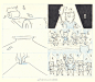 #storyboard# 放一下之前给QQ浏览器✖️鹿晗H5动画广告做的分镜图，最近项目上线了LQQ浏览器官方账号的秒拍视频 ​​​​