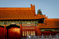 #爱上紫禁城##冬天有多美#阳光映上金顶、朱墙，为凛冽寒冬涂上暖色调，一切变得温暖、柔软起来。这是冬日光影独有的温柔。​​​