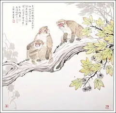 兜底儿网画家张永权生肖猴作品赏析四 - 兜底动态 - 兜底儿网