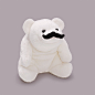 SNUFFLES 'STACHE 胡须北极熊