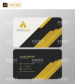 高端商务名片模板  - 源文件下载【酷图网】黑金名片,动感名片,高端名片,企业名片,商务名片,简约名片,大气名片,时尚名片,商业名片