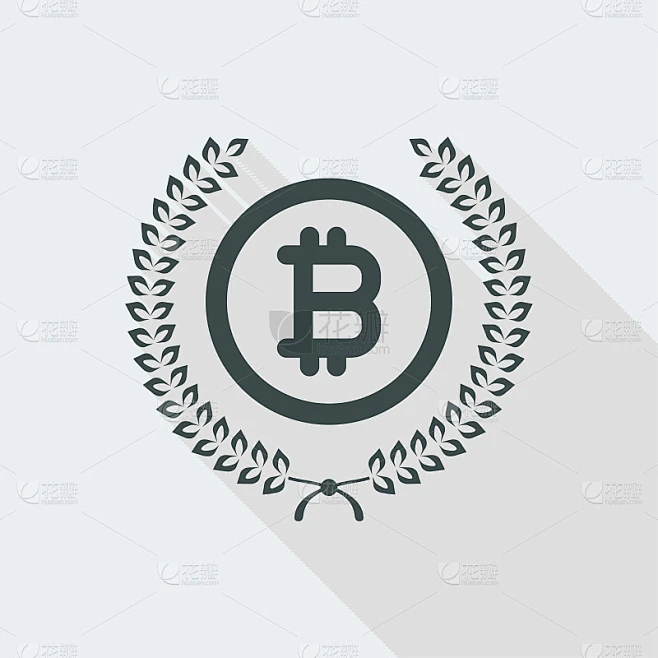 Certified bitcoin symbol icon素材-花瓣网