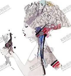 手绘 【酷图网】数码印花,纸印花,循环,几何,图形,花型,男装,围巾,面料,丝巾,定位,帽子,口红,唇印,创意,字母,英文,四方连续,二方连续,欧式,鸟,动物,壁纸,壁布,花,手绘