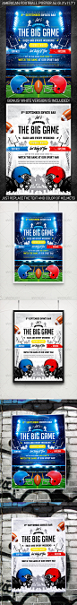 American football The Big Game poster - Sports Events