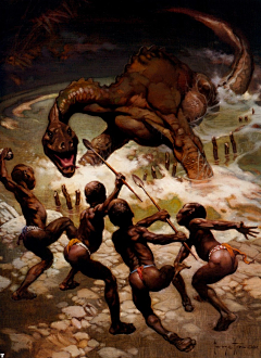 食梦小妖采集到frank_frazetta