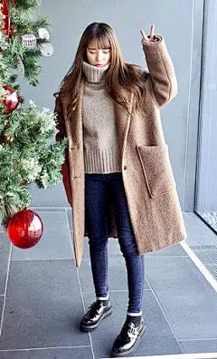 韩国时尚博主 摄影 杂志 海报 时装搭配 街拍