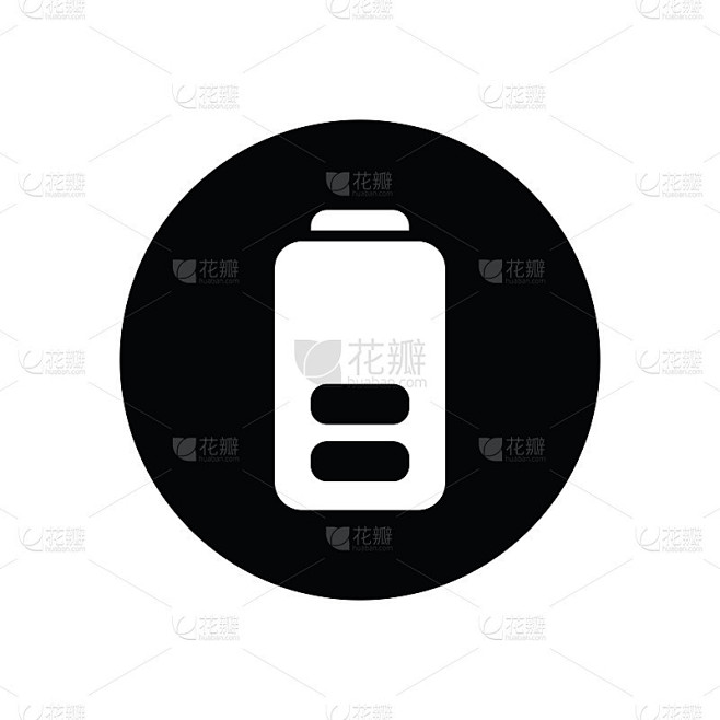 电量不足的字形图标
