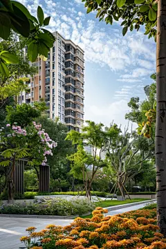 现代标准小区规划图