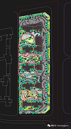 HTJG采集到——景观平面图~住宅/大区/小区