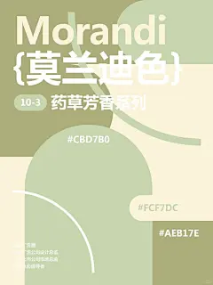 10｜莫兰迪色｜药草芳香系列配色