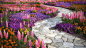 3Dsmax花园花卉模型库花朵植物3D模型 Vizpark Real Flowers