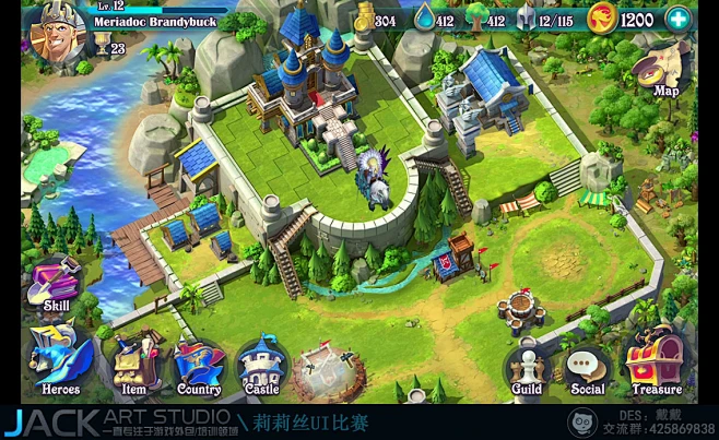 Jack群游戏ui活动-比赛-剑与家园UI大赛获奖作品-花瓣网