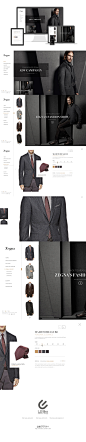 Zegna服装概念设计 by 莎莎 - UE设计平台-网页设计，设计交流，界面设计，酷站欣赏