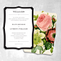 Plantation Floral Wedding Invitations