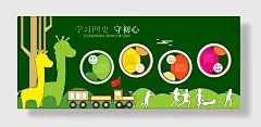 学习四史守初心校园墙