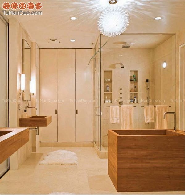 美国浴缸现代卫生间住宅House