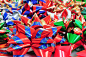 色彩鲜艳,缎带,水平画幅,绿色,无人,蓝色,蝴蝶结,组物体,红色,圣诞装饰物