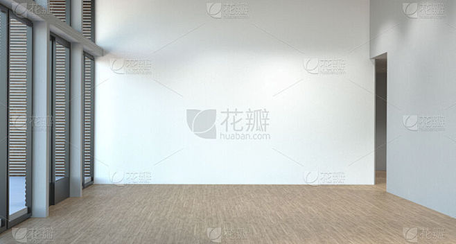 绘画插图,空的,三维图形,住宅房间,室内,墙,白灰泥,美,水平画幅
