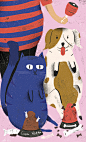 Revista sãopaulo / Editorial Illustrations / 2016 : A selection of editorial illustrations I made for Revista sãopaulo in 2016. They helped illustrate a weekly article about pets and animals. All the rights are reserved to their owners and are not availab