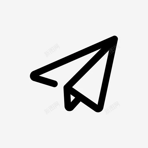 发送纸飞机消息图标 飞行 icon 标识 标志 UI图标 设计图片 免费下载 页面网页 平面电商 创意素材-花瓣网