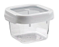 Oxo 1117580 Good Grips Top Container 13.5 Oz by Oxo. $8.99. Color: Clear. Made of tritan material. Size: 4.375" x 4.375" x 3". 1.7 cup Container. For airtight, watertight, leakproof food storage, try OXO Good Grips TOP Containers. The Conta