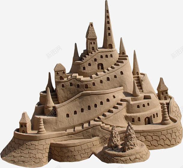 沙堆城堡 创意素材