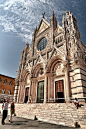 The beautiful Siena Duomo (Duomo di Siena) in Tuscany, Italy... I would die to haven't vow renewal here!