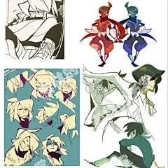 l36 Nargyle 欧美动漫风格角色设定 人物原画素材参加资料-淘宝网