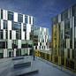 modern office building sustainable architecture germany: 