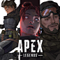 Apex Legends opening cinematic illustrations and designs, Luca Xu