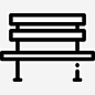 台图标高清素材 公园 座城市 建筑与城市 板凳 舒适 免抠png 设计图片 免费下载