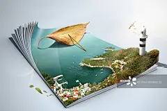 商务,书,海洋,未来,环境正版图片素材