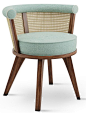 Wood Tailors Club - George Dining Chair - In Walnut